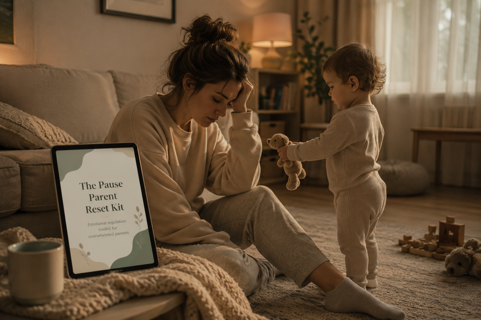 The Pause Parent Reset Kit — Emotional Regulation for Overwhelmed Parents